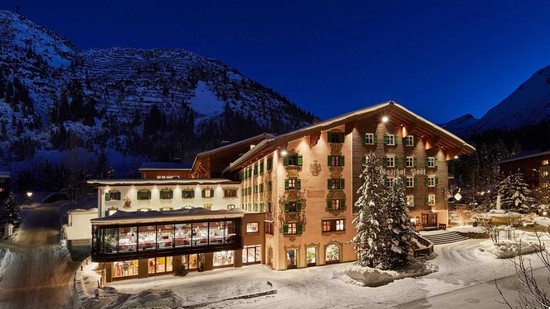 Hotel Post Lech Arlberg Exterior