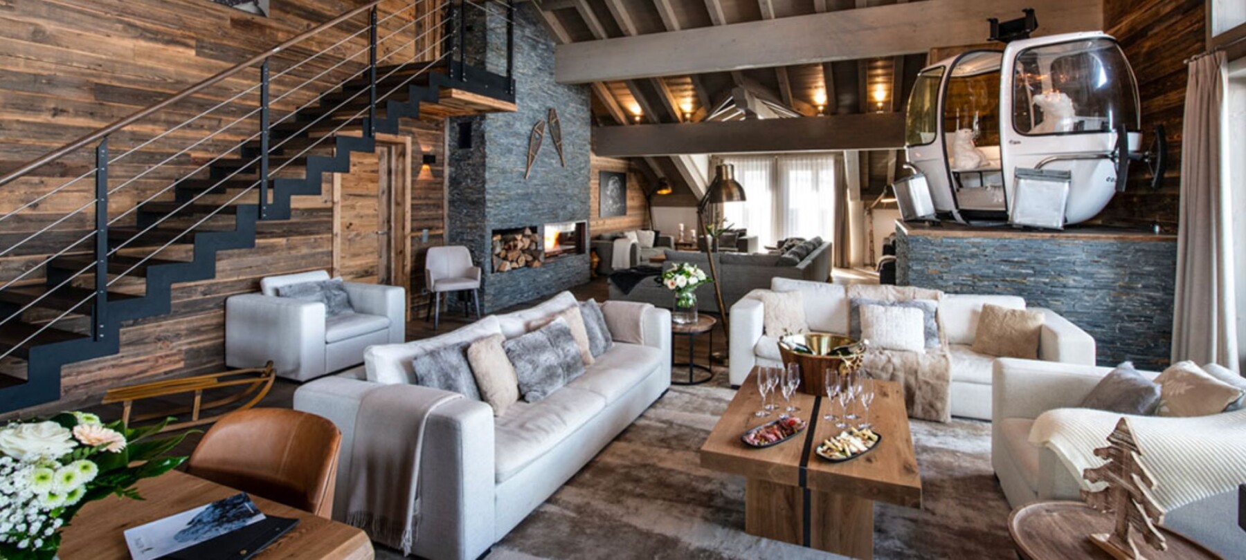 Mammoth Lodge Living Area