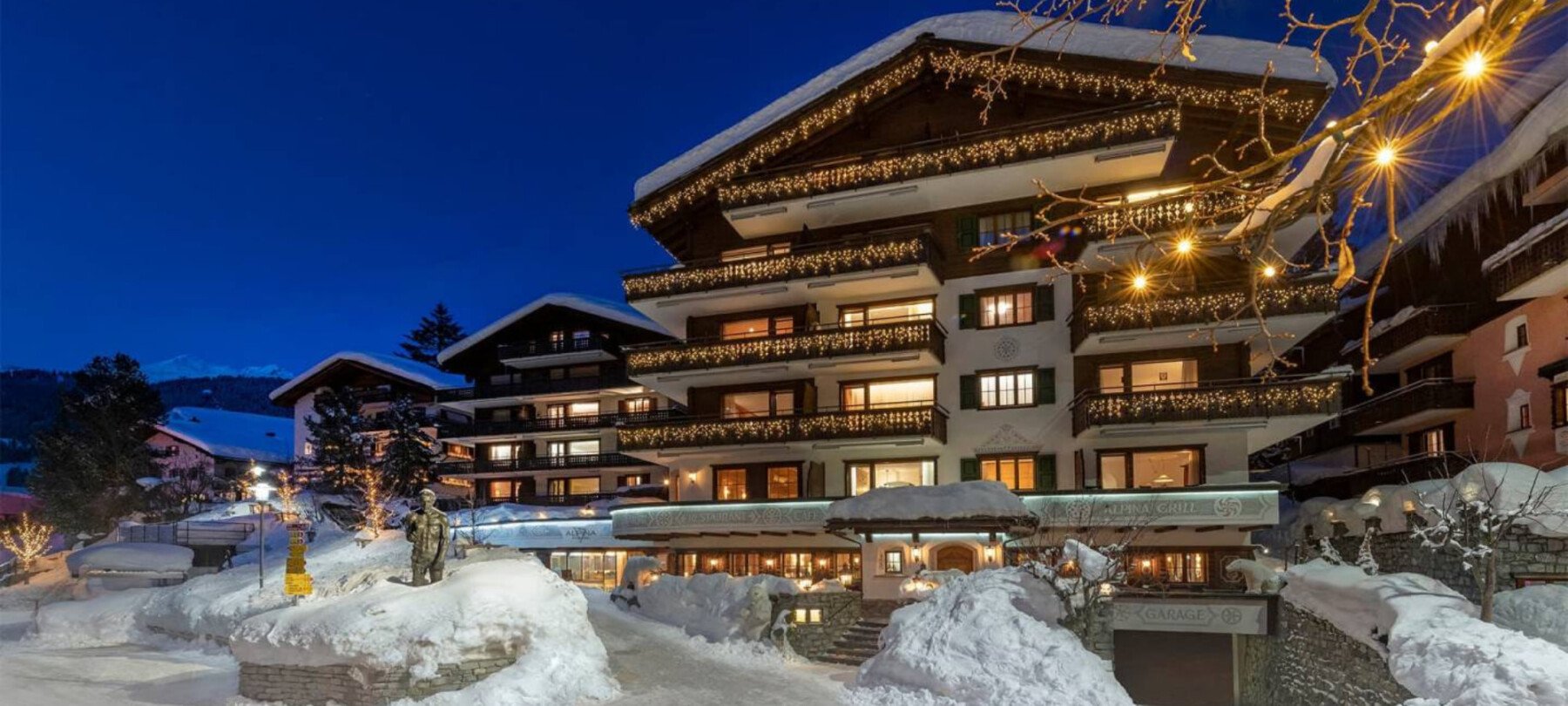 Hotel Alpina Klosters Exterior