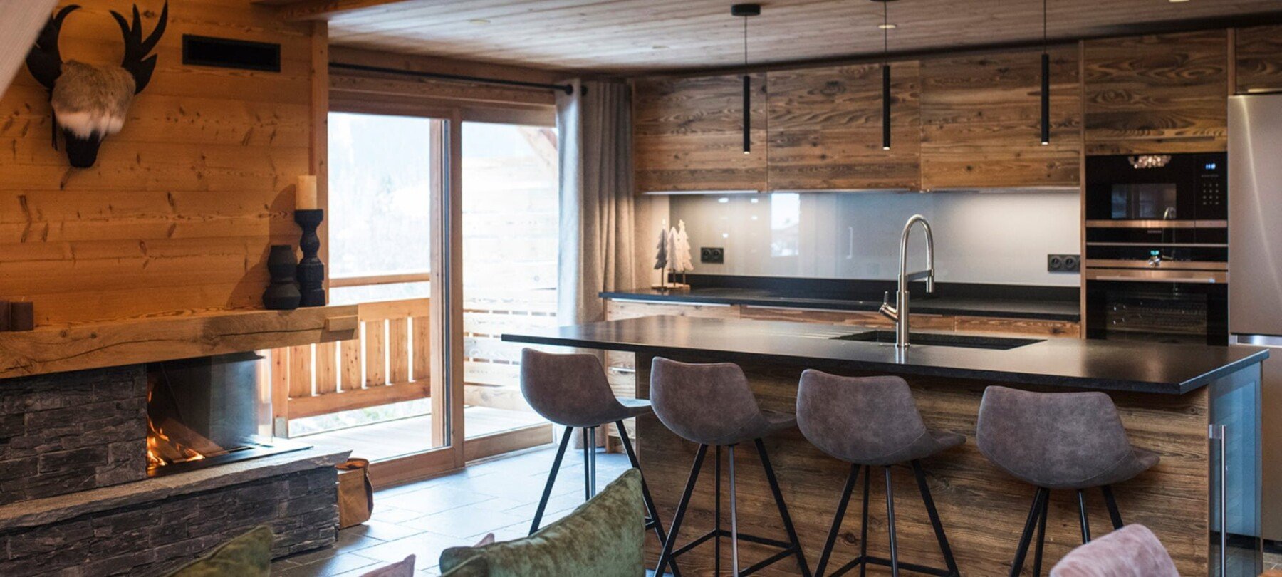 Chalet Le Cret - Amont Living Area